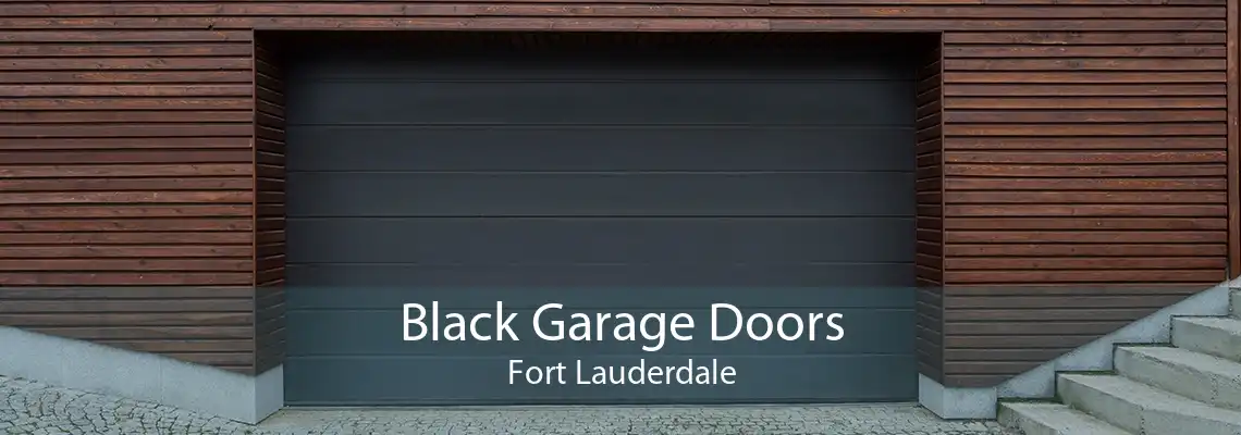 Black Garage Doors Fort Lauderdale