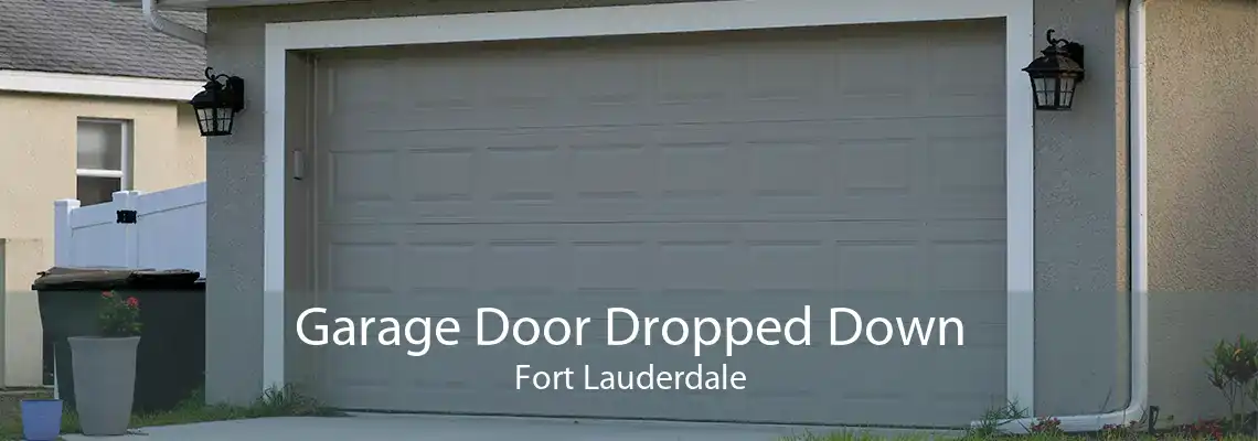 Garage Door Dropped Down Fort Lauderdale